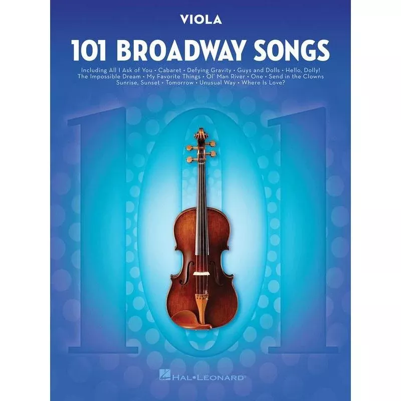 101 Broadway Songs for Viola