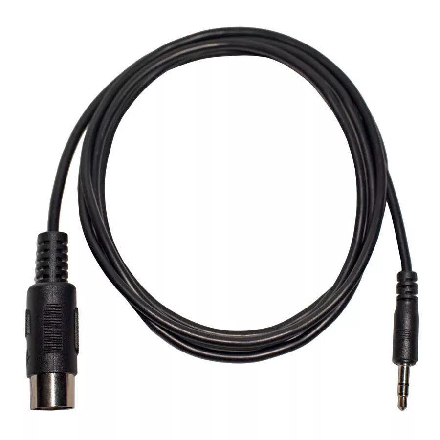 1010 MUSIC 4FT MIDI CABLE – 3.5MM TRS TO 5PIN DIN