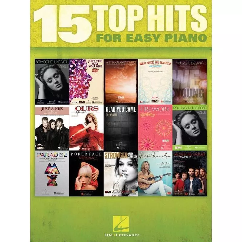 15 Top Hits for Easy Piano
