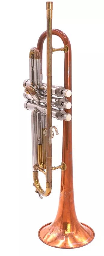 1956 Early Model Conn Victor 10A Long Cornet in clear lacquer