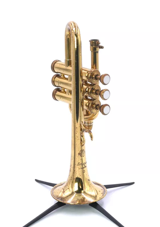 1970 Selmer 3-Valve Bb/A Piccolo Trumpet in Clear Lacquer