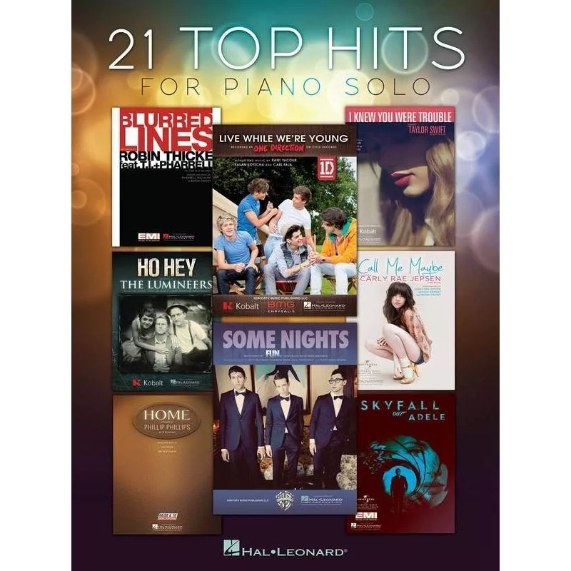 21 Top Hits for Piano Solo