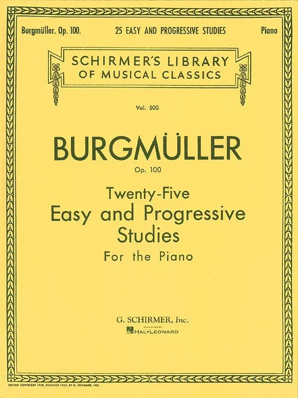 25 Easy and Progressive Studies for the Piano Op. 100