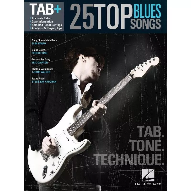 25 Top Blues Songs – Tab. Tone. Technique.