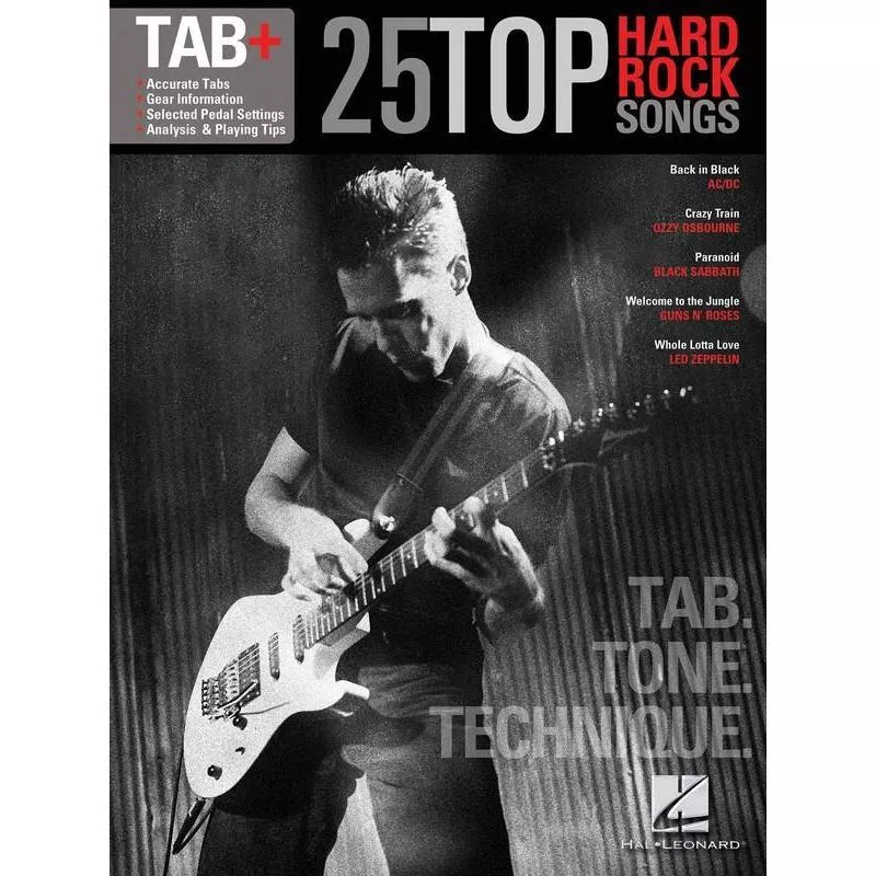 25 Top Hard Rock Songs – Tab. Tone. Technique.