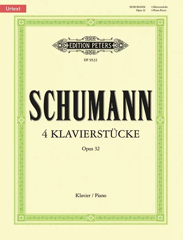 4 Piano Pieces Op.32: Piano Solo