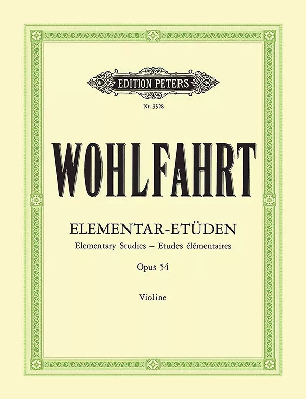 40 Elementary Studies Op. 54 for Violin: Violin Studies & Tutors