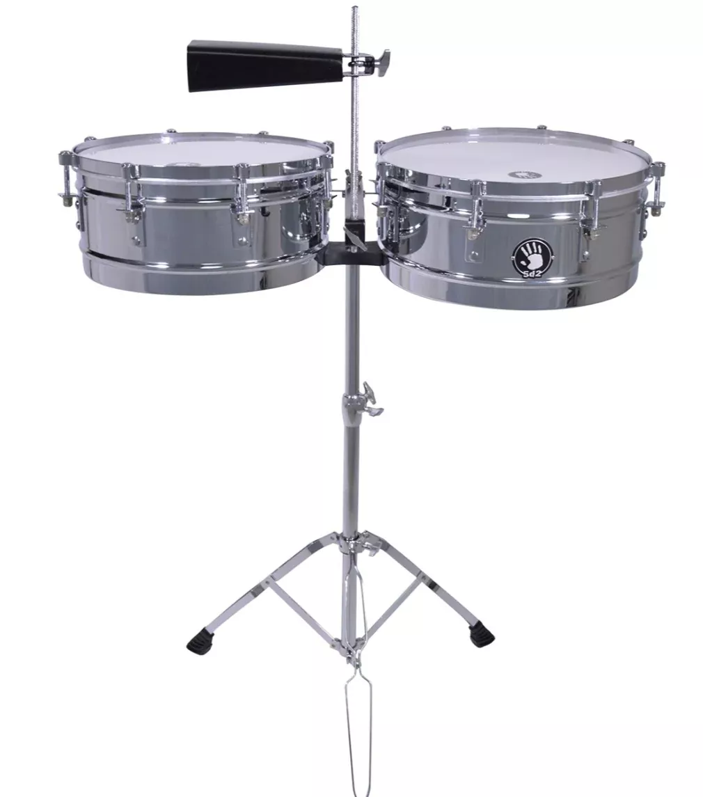 5D2 14″ & 15″ Chrome Timbal with Stand
