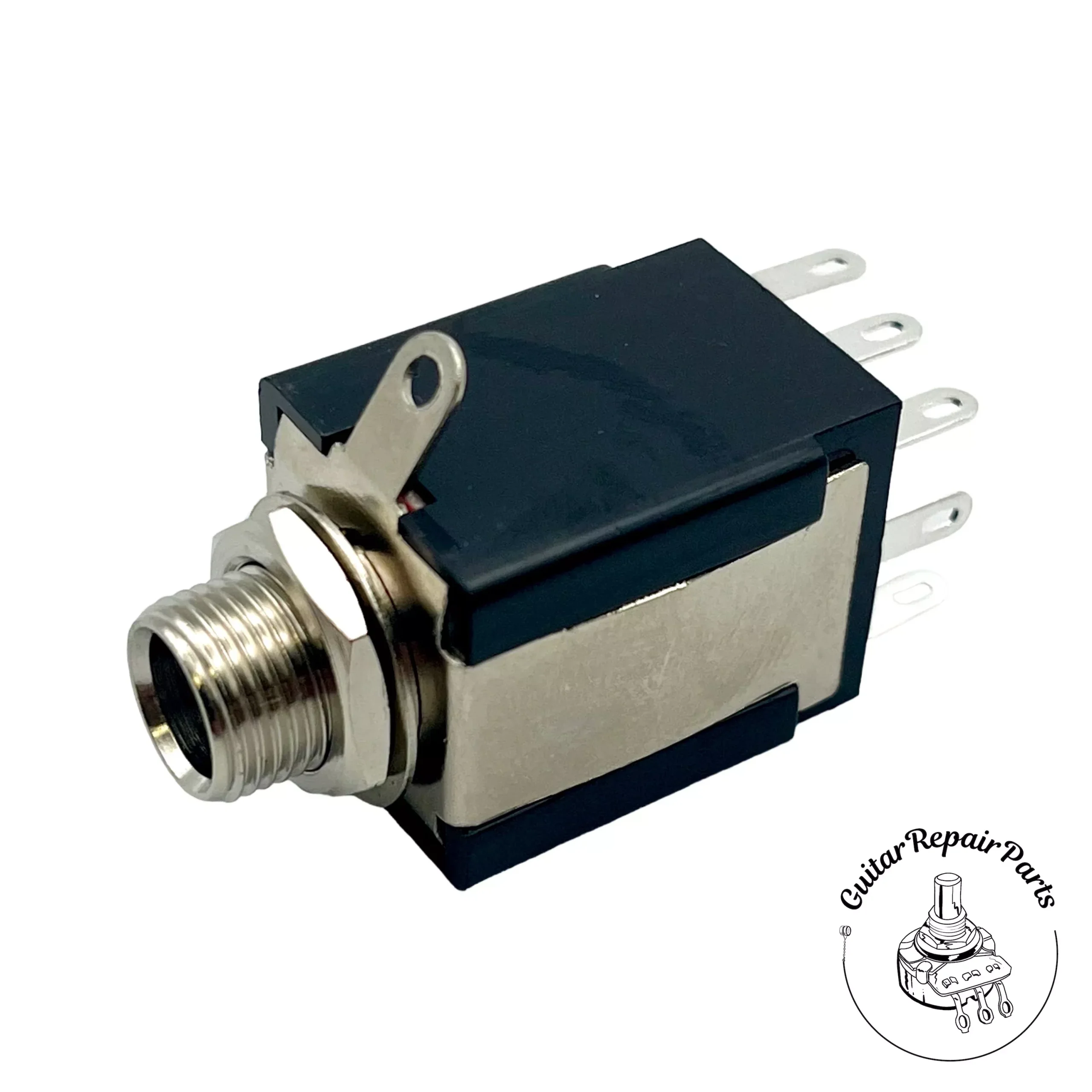 9-Pin Switching Jack w. Rectangular Plastic Housing for Fishman Powerchip