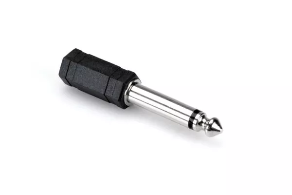 Adapter, 3.5 mm TRS to 1/4 in TS