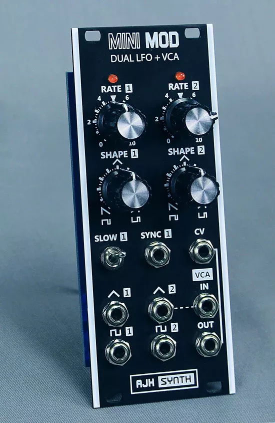 AJH SYNTH MINIMOD DUAL LFO & VCA BLACK EDITION