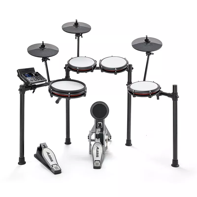 Alesis Nitro Max 8-Piece Electronic Drum Set with Mesh Heads and Bluetooth