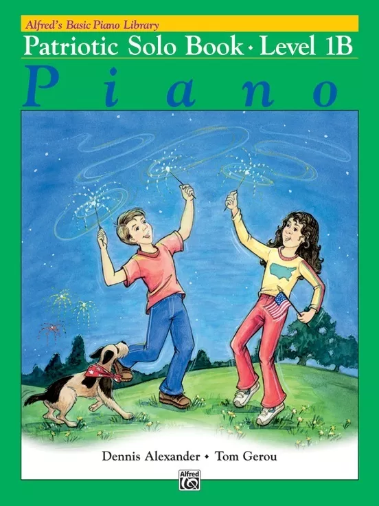 Alfred 20654 Alfred's Basic Piano Library Level 1B: Patriotic Solos