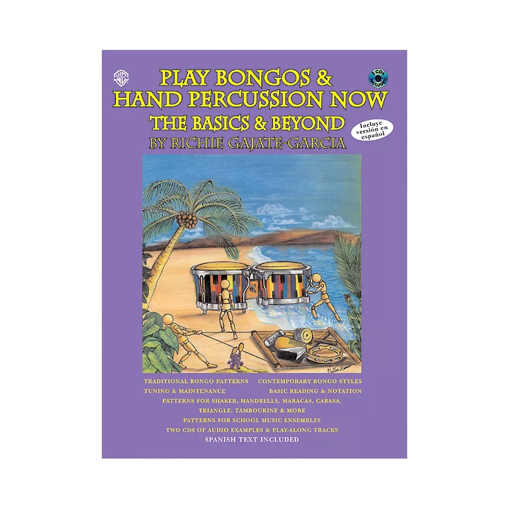 Alfred Play Bongos & Hand Percussion Now: The Basics & Beyond Book