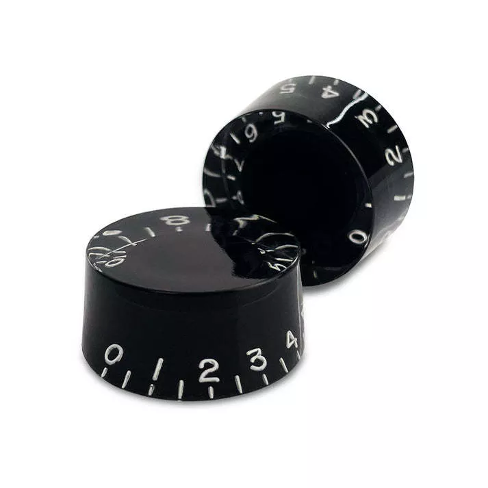 All Parts PK-0130-023 Set of 2 Black Speed Knobs