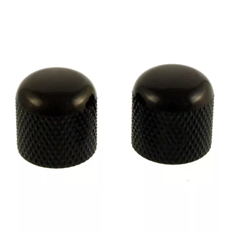Allparts MK-3300-003 Push-on Metal Dome Knobs – Black