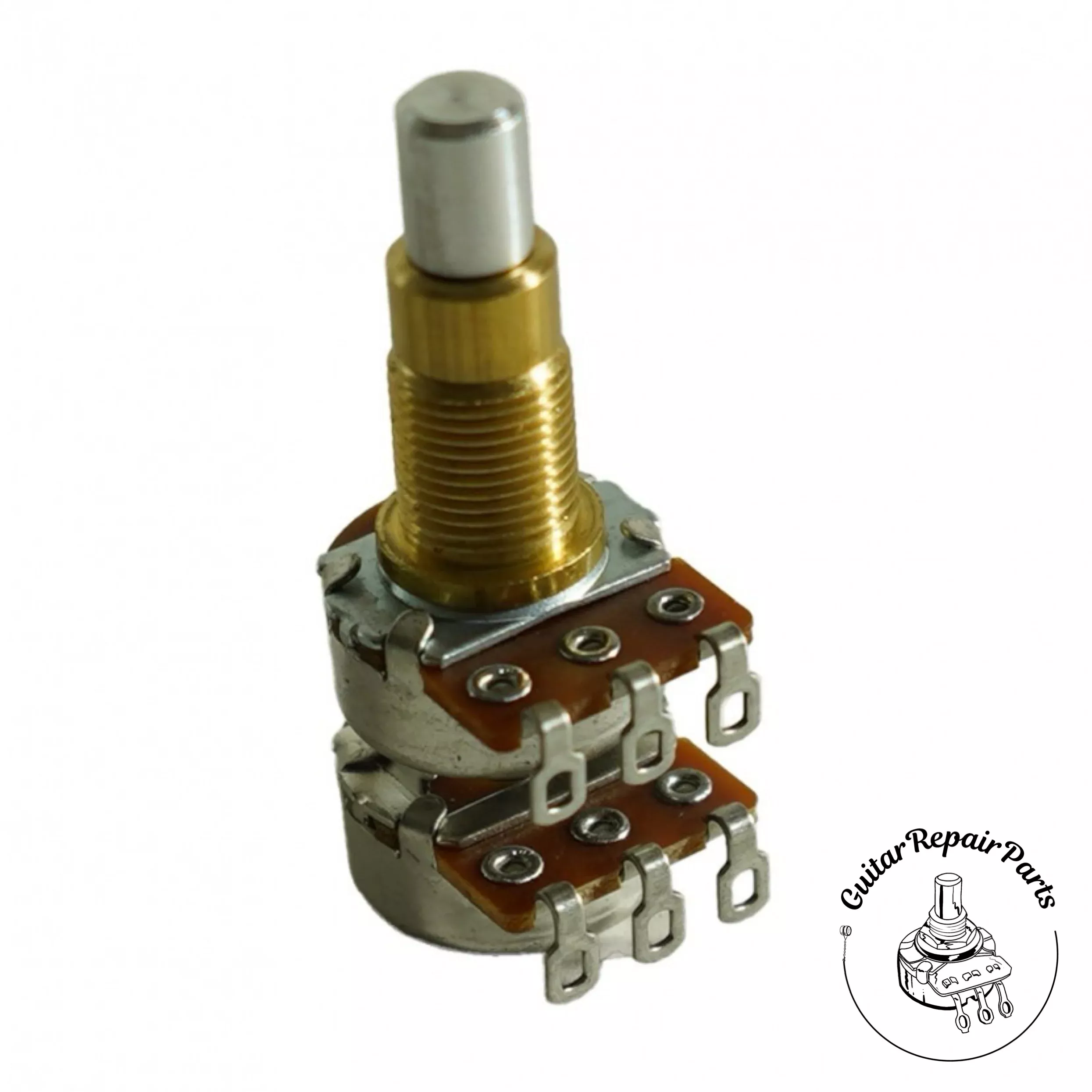 Alpha 250k Stacked Concentric Potentiometer, Metric Shafts