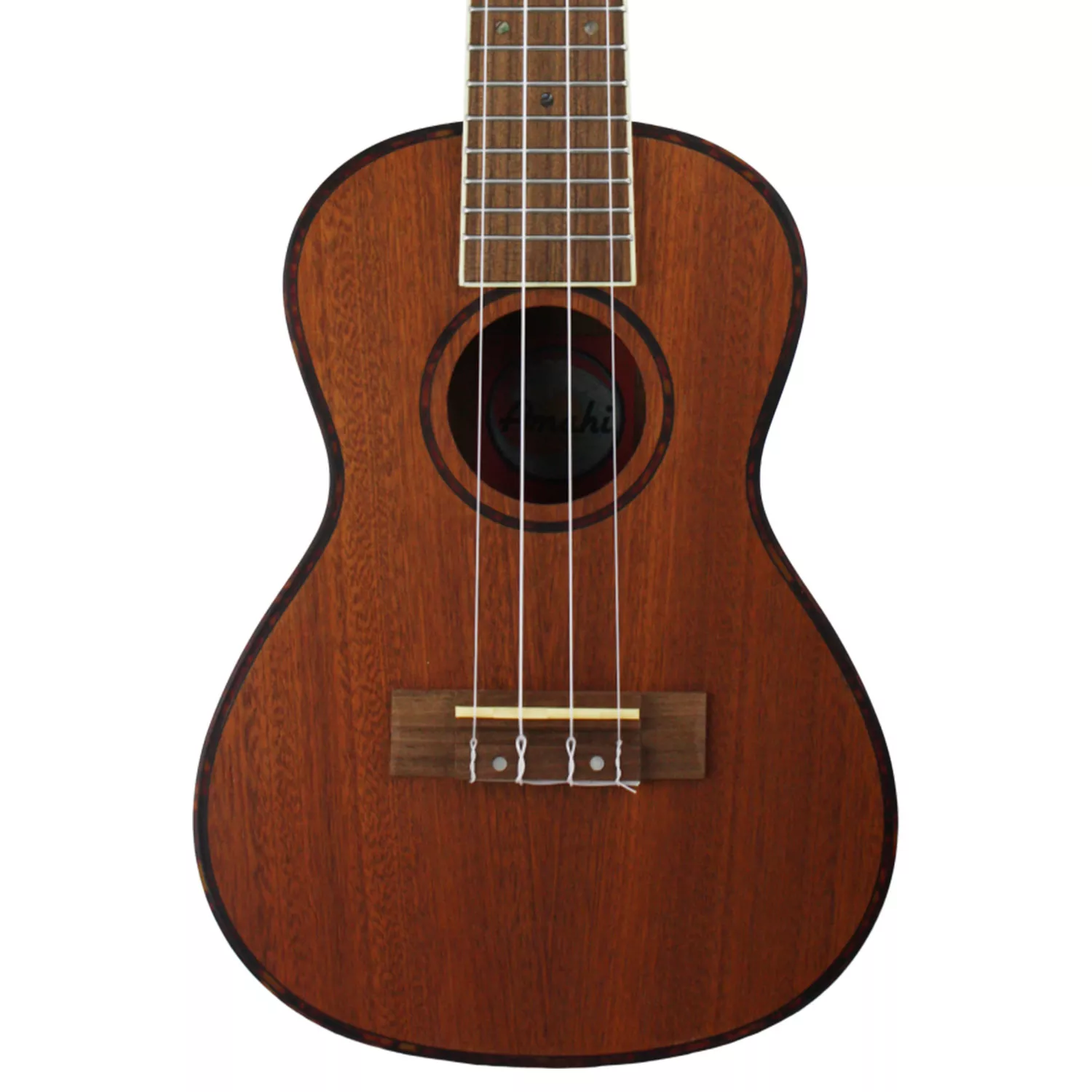 Amahi Mahogany Concert Ukulele with EQ