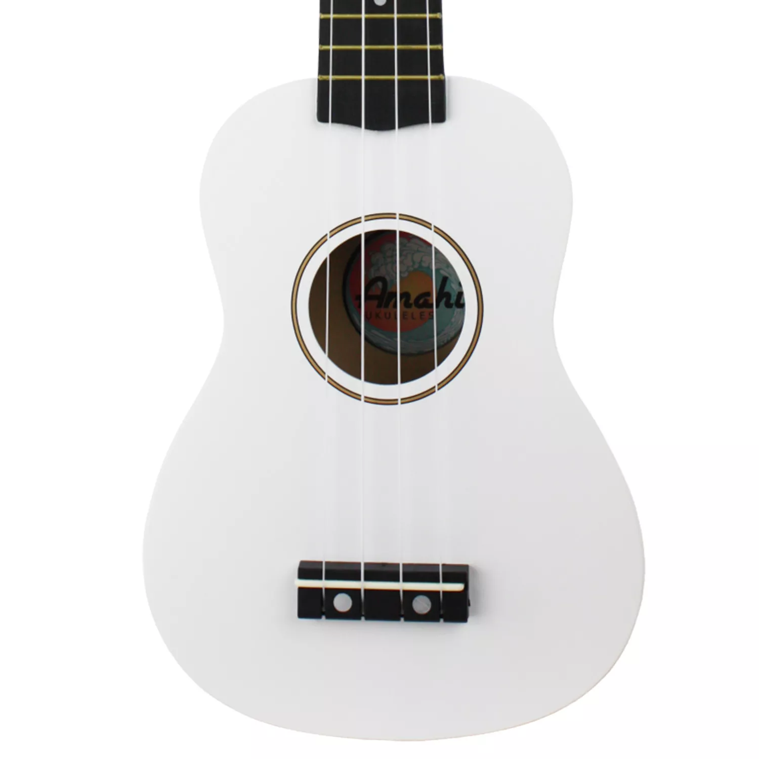 Amahi Paper White Ukulele, Soprano