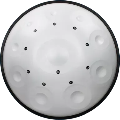 Amahi SD10SG Handpan Drum, 24 Inch, Silver