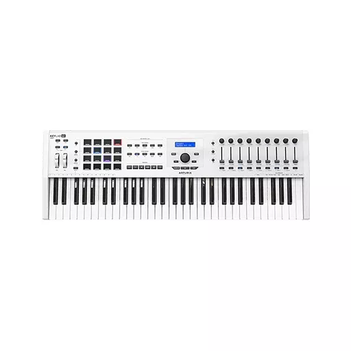Arturia KeyLab 61 MkII Keyboard Controller, White