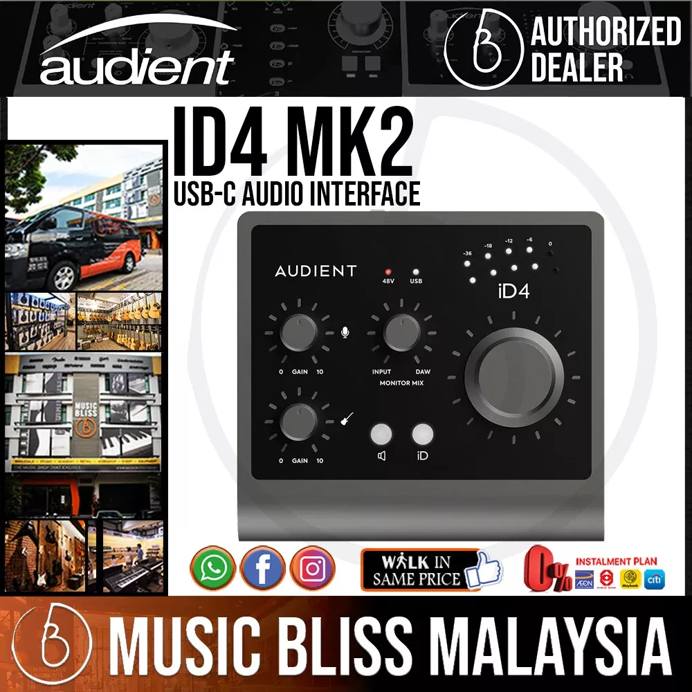 Audient iD4 MKII USB-C Audio Interface
