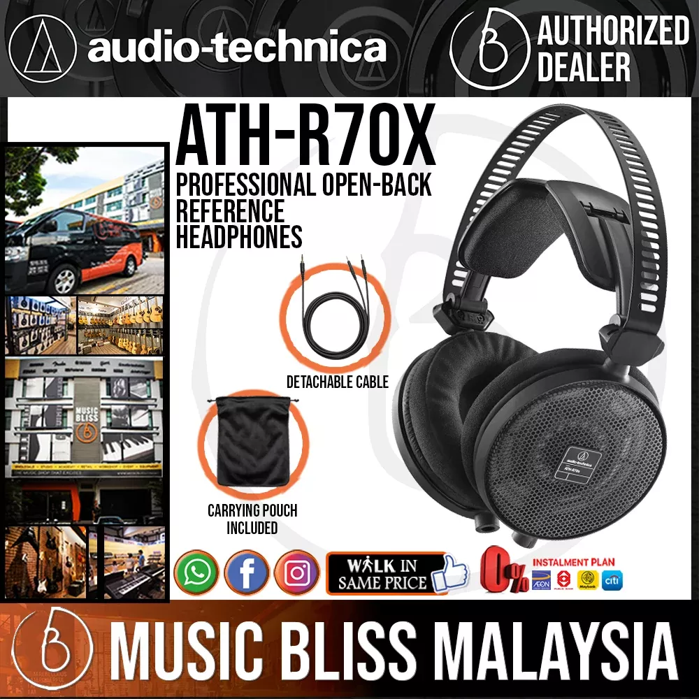 Audio Technica ATH-R70x Professional Reference Headphone