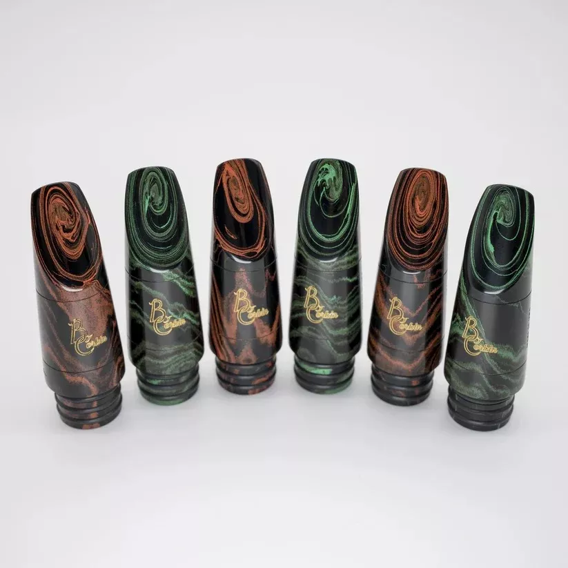B. Corbin Signature Marbled Hard Rubber Bb Clarinet Mouthpiece
