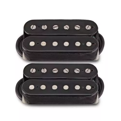 Bare Knuckle True Grit Humbucker 6 String Open Pickup Set – Black
