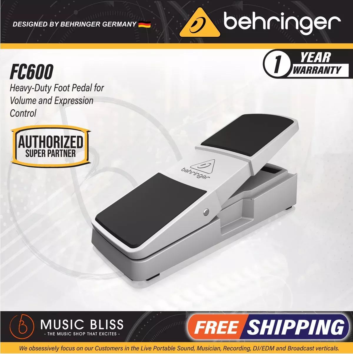 Behringer FC600 V2 Expression Pedal