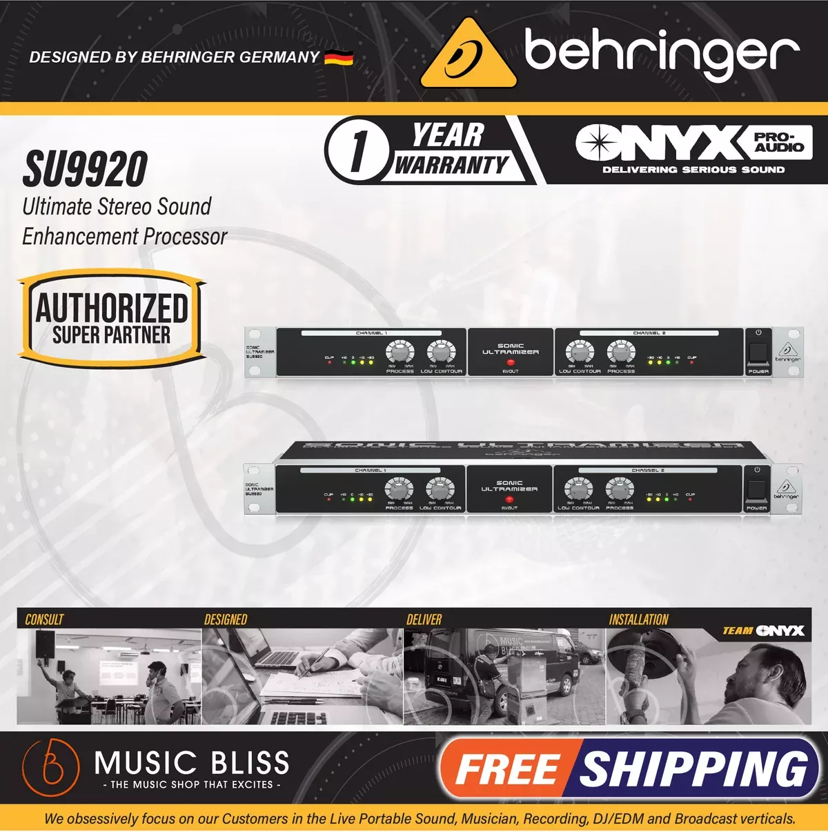 Behringer Sonic Ultramizer SU9920 2-channel Signal Processor