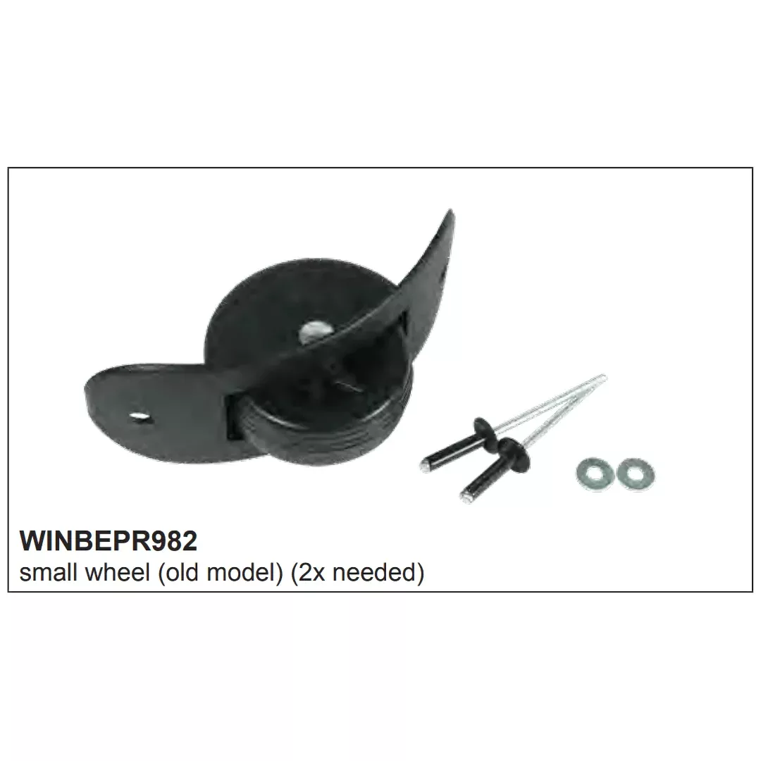 Besson WINBEPR982 Wheel with Rivets – Replacement Wheel for Tuba & Bass Clarinet Cases (Old Small Type)