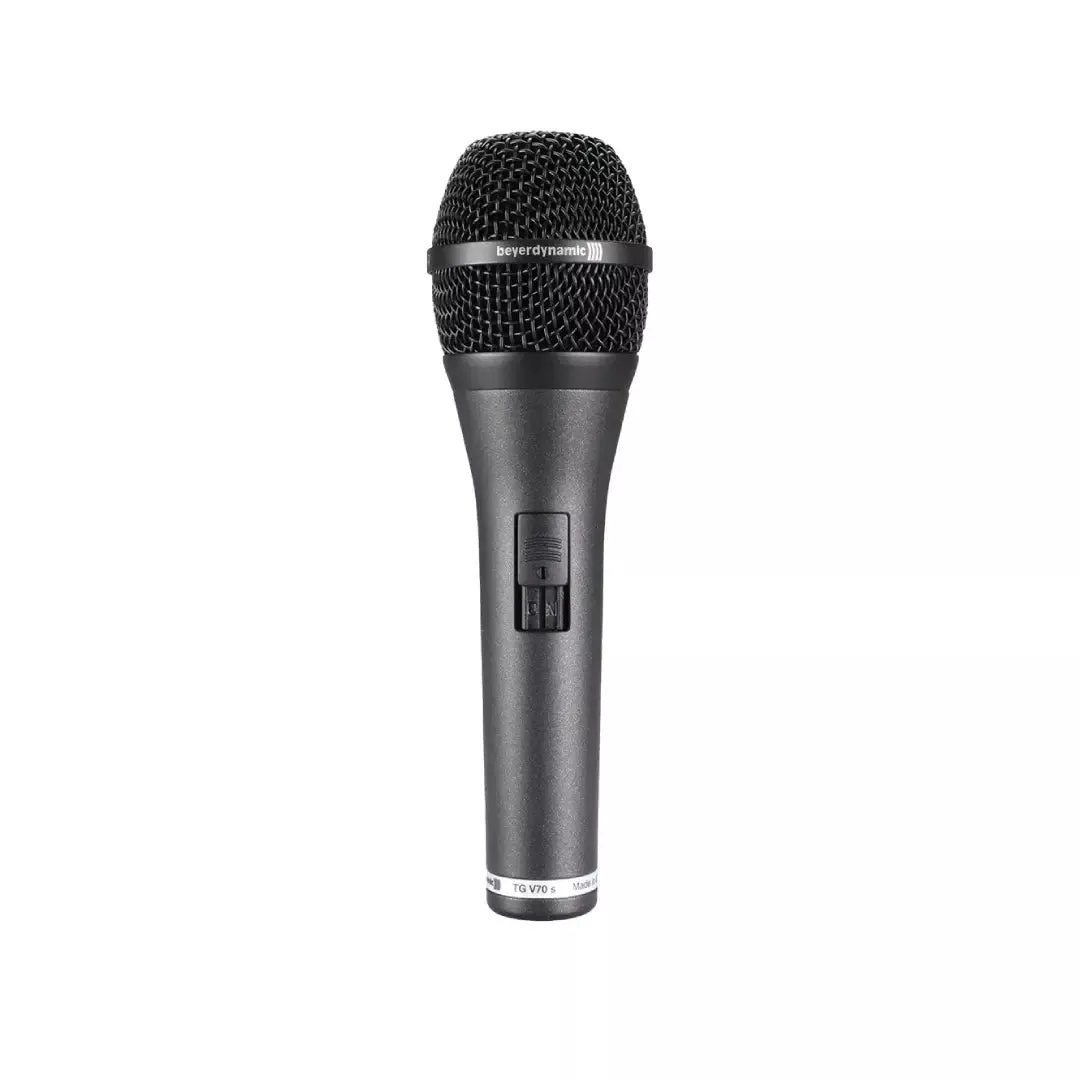 Beyerdynamic TG V70 s Hypercardioid Dynamic Vocal Microphone with On/Off Switch, Microphone Clamp & Storage Bag Included