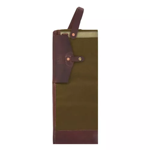 Bi-Fold Canvas Stick Bag- Forest Green