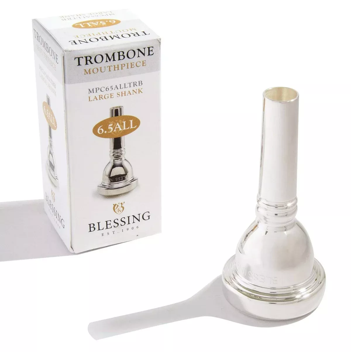 Blessing 6 1/2 ALL Trombone MouthpieceLarge Shank