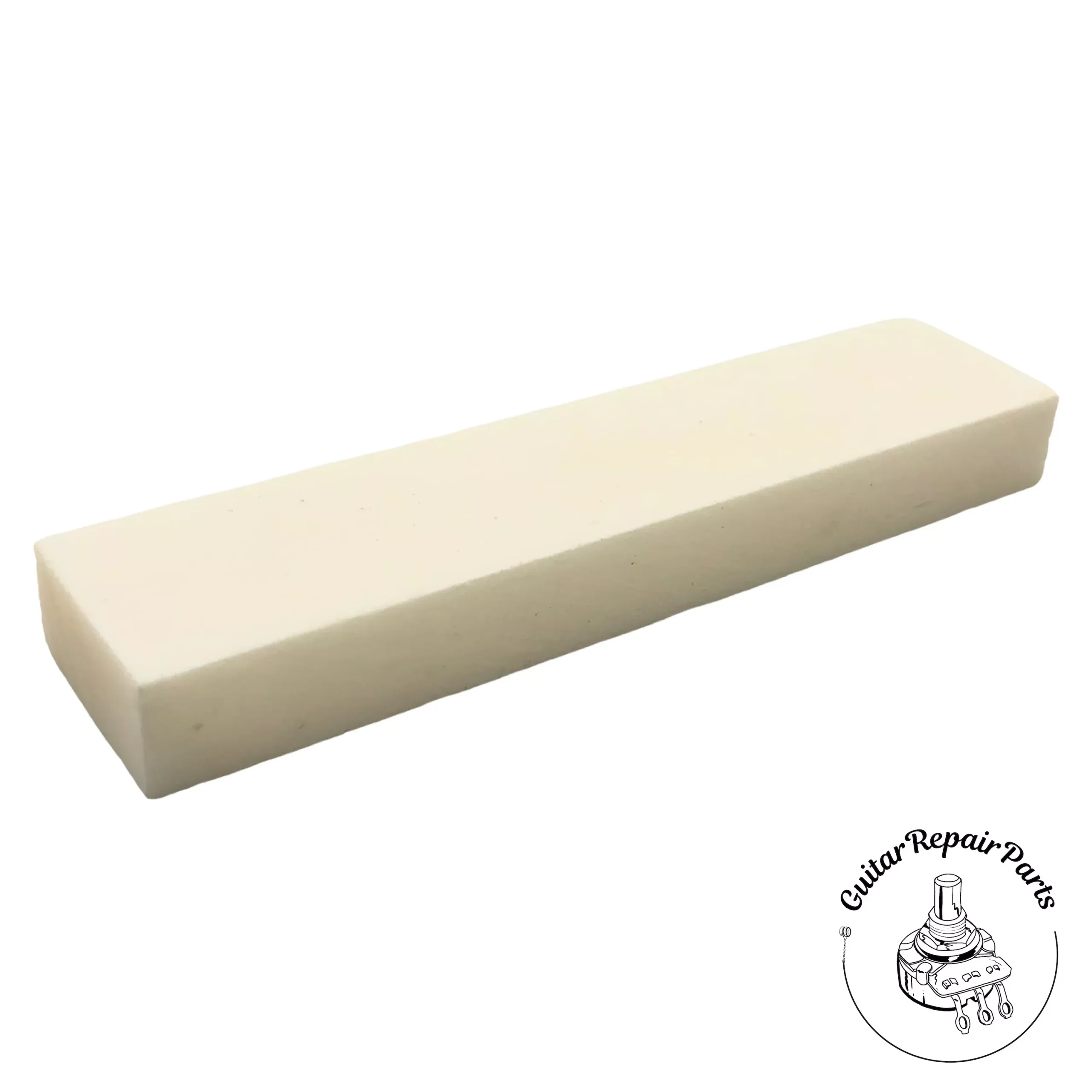 Bone Guitar Nut Blank 2.22″ x .47″ x .25″ – Bleached Bone
