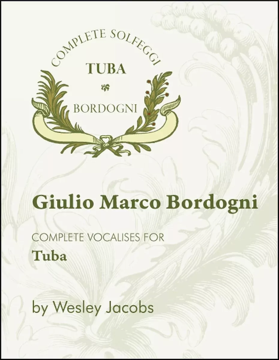BORDOGNI COMPLETE VOCALISES FOR TUBA – ED. JACOBS