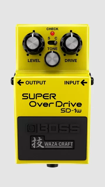 BOSS SD-1W SUPER OVERDRIVE WAZA CRAFT PEDAL