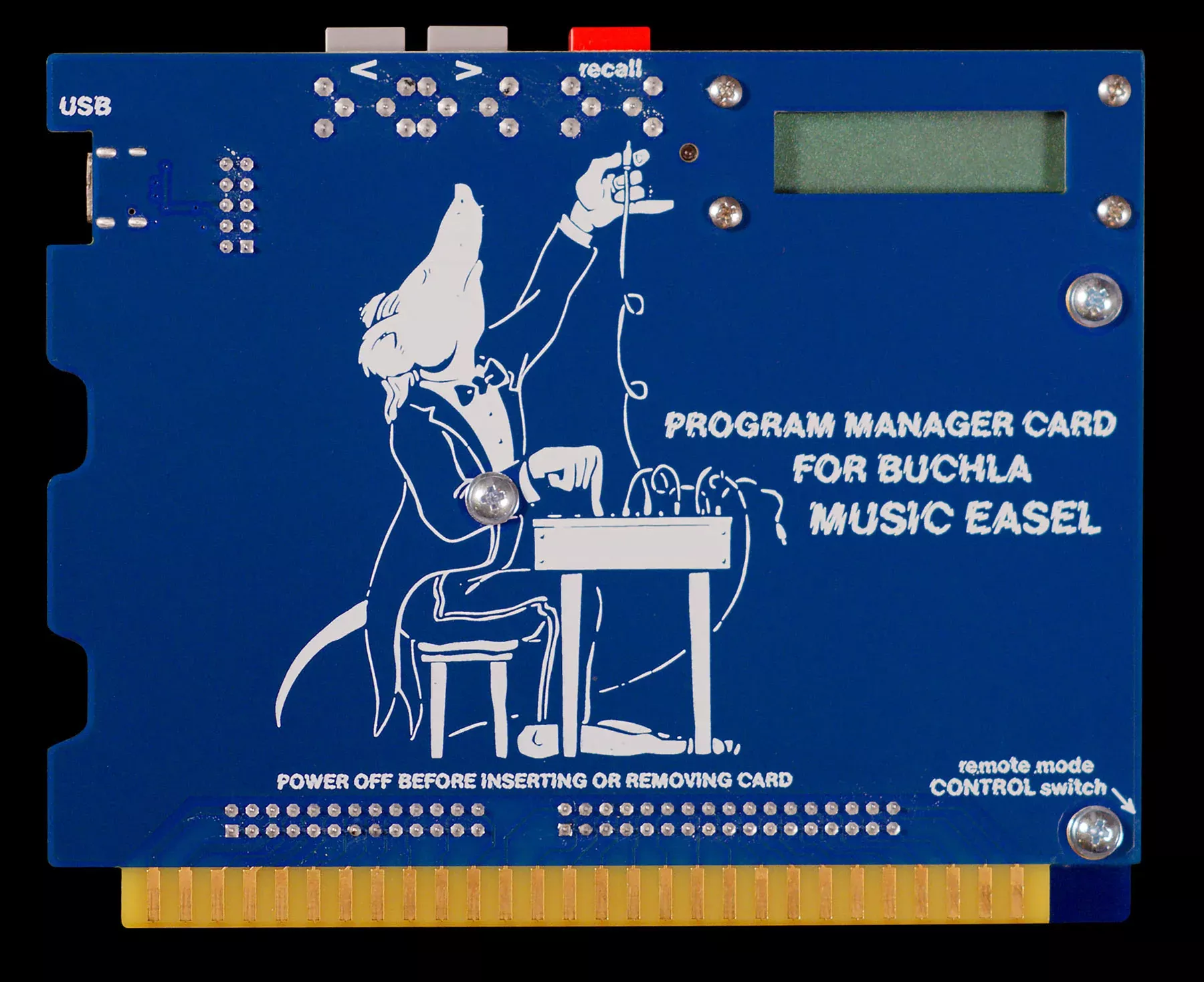BUCHLA EASEL PROGRAM MANAGER CARD