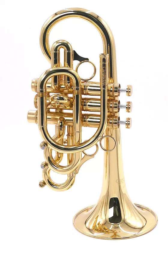 Carolbrass CCR-7772R-YSS(D)-C-L Cornet in Clear Lacquer