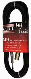 CBI cables Mic cable XLR to 1/4- 10ft