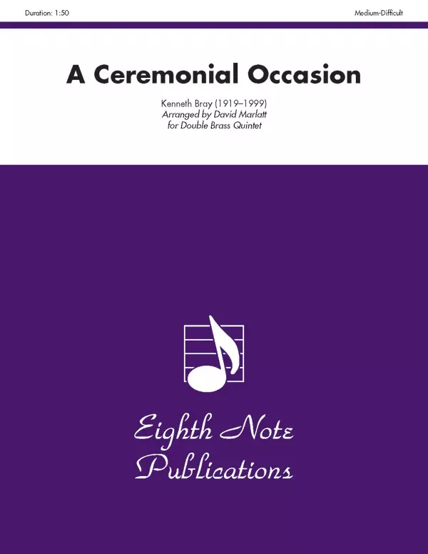 A Ceremonial Occasion: Brass Quintet Score & Parts