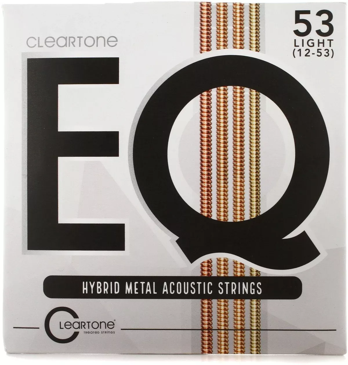 Cleartone EQ Hybrid Acoustic Guitar Strings – .012-.053 Light