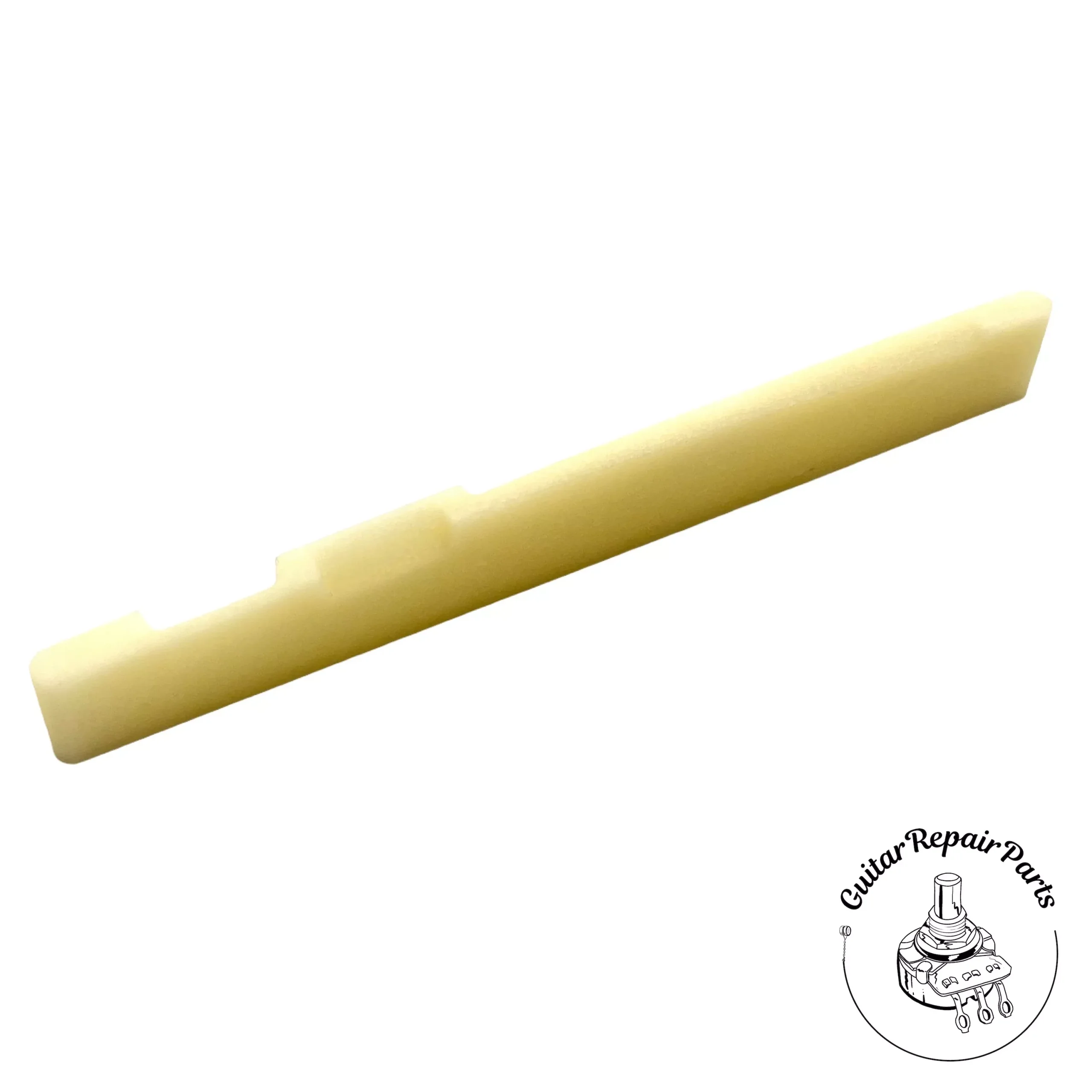 Compensated Bone Saddle For Acoustic Guitars – Unbleached Bone