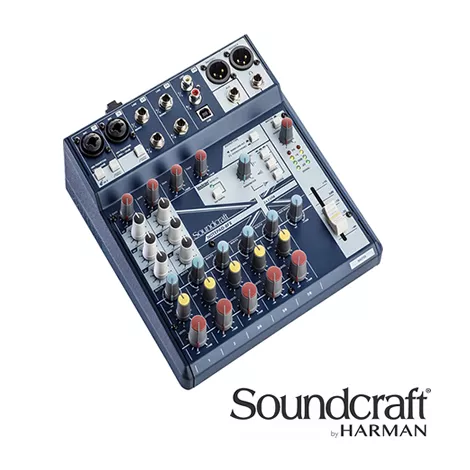 Consola Soundcraft Notepad 8FX con interfaz