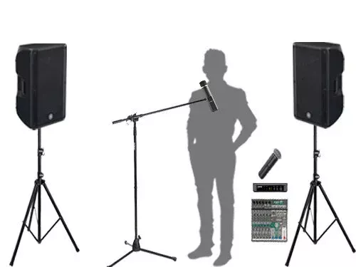 Corporate Large Emcee and Shared Wireless Mic Sound Only