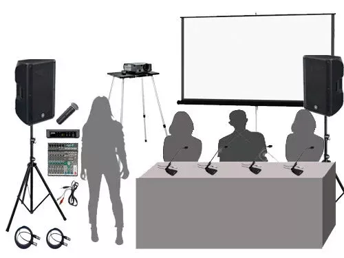 Corporate Medium Panel Discussion with Projector