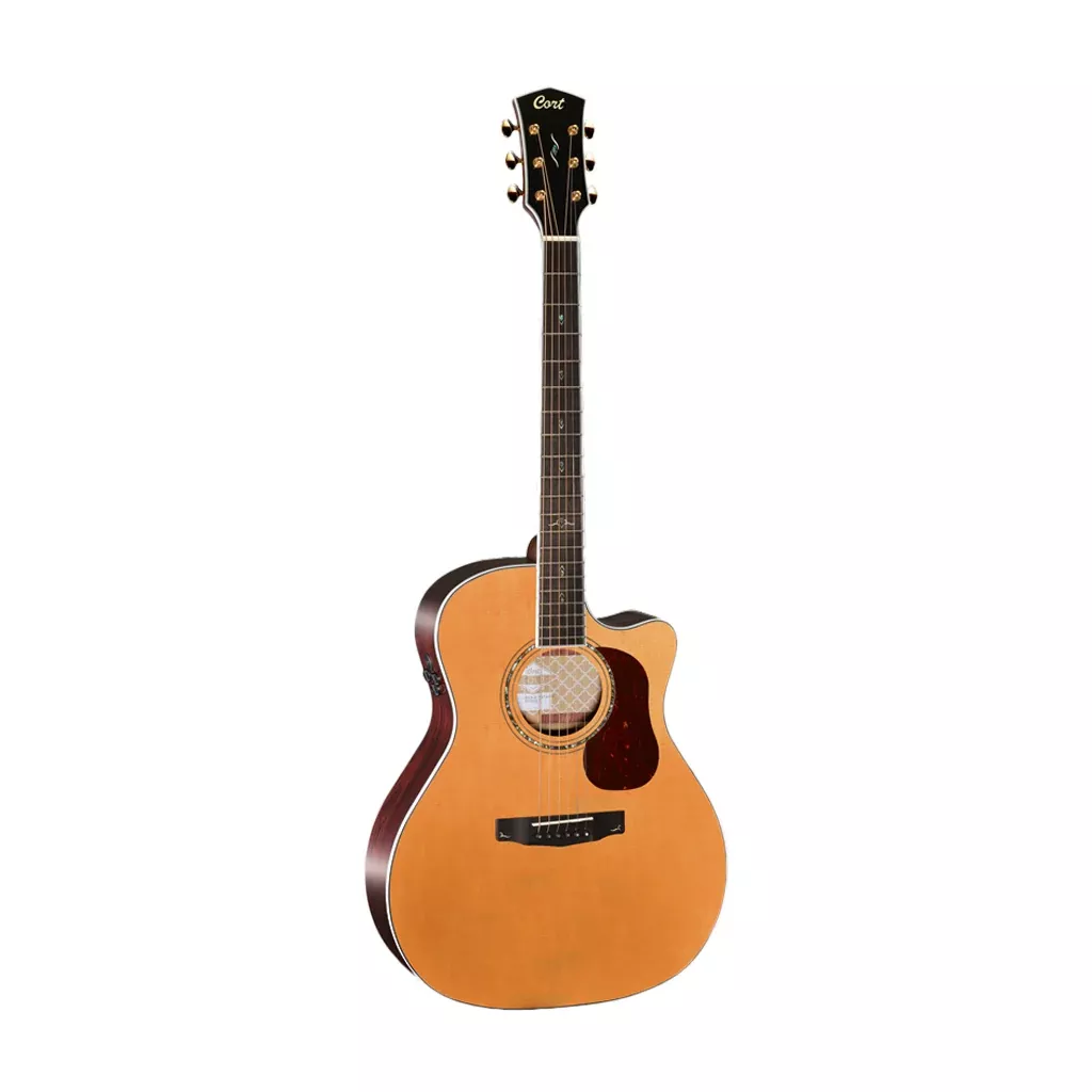 Cort Gold-A8 Acoustic Guitar w/Case, Natural Glossy