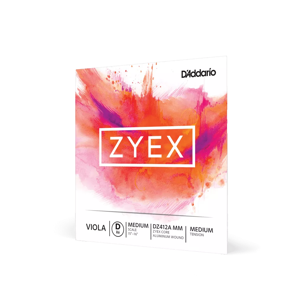 D'Addario DZ412A Zyex Viola D String Aluminum Wound