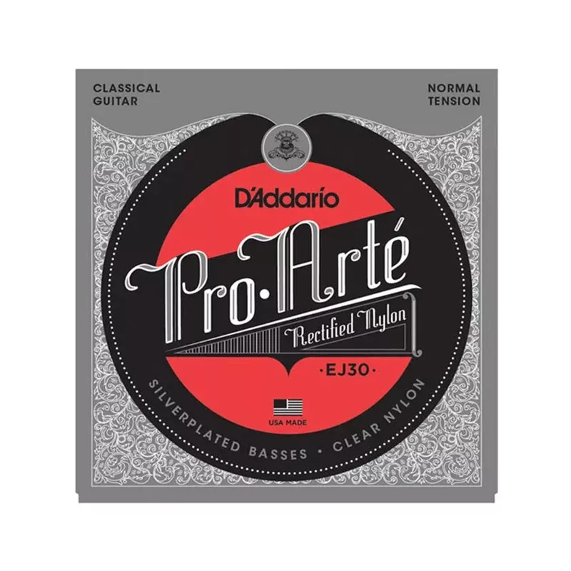 D’Addario EJ30 Pro-Arte Rectified Trebles Classical Guitar Strings, Normal Tension